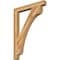 Ekena Millwork Legacy Block Rough Sawn Bracket, Western Red Cedar, 4"W x 36"D x 48"H BKT04X36X48LEC05RWR - alternate 1